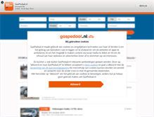 Tablet Screenshot of gaspedaal.nl